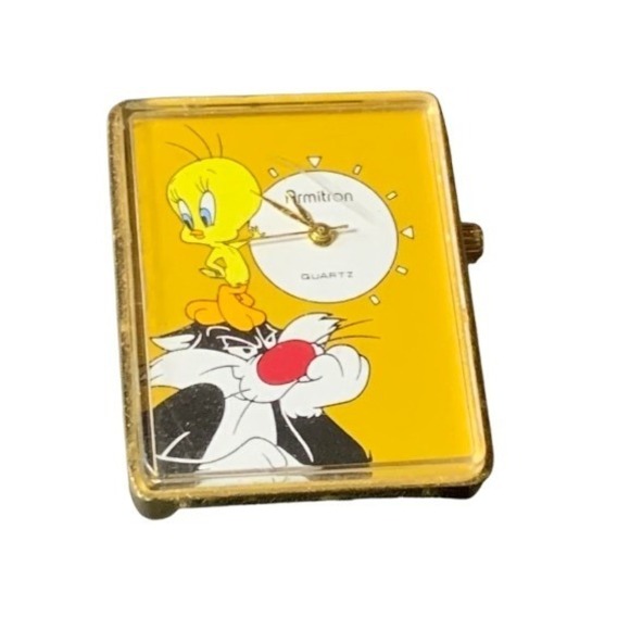 Vintage 1993 Looney Tunes Armitron Sylvester & Tweety Watch Limited Edition - Picture 1 of 6